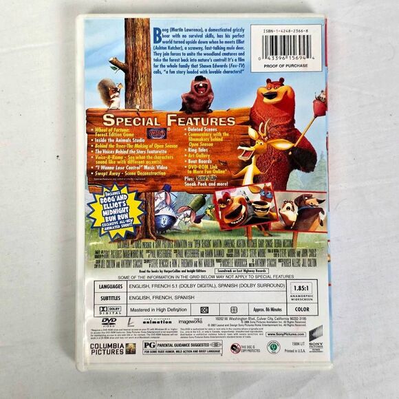 Open Season DVD Widescreen Special Edition Animated Comedy - Picture 3 of 3